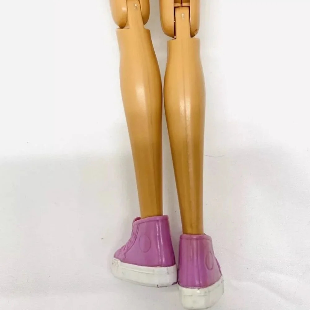 MATTEL BARBIE Doll Long Blonde Colorful Hair Articulated Elbows & Knees 12" Tall - Picture 11 of 12